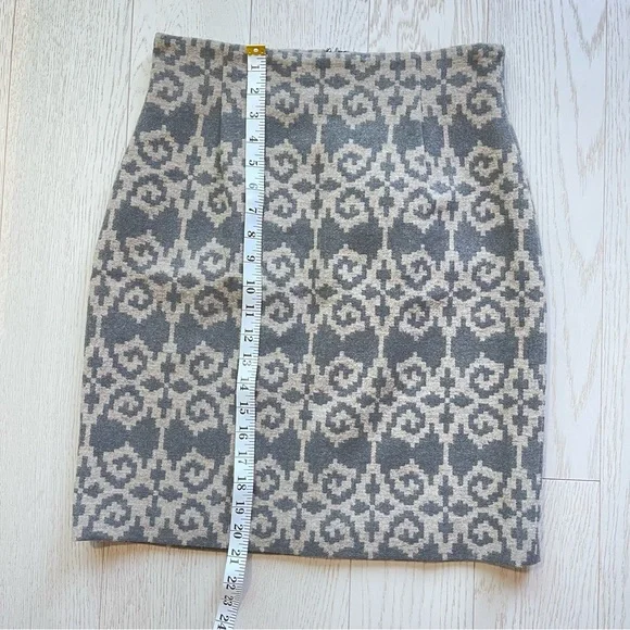 Pendleton the Portland collection 100% Virgin Wool Geometric Midi Pencil Skirt - Picture 12 of 14